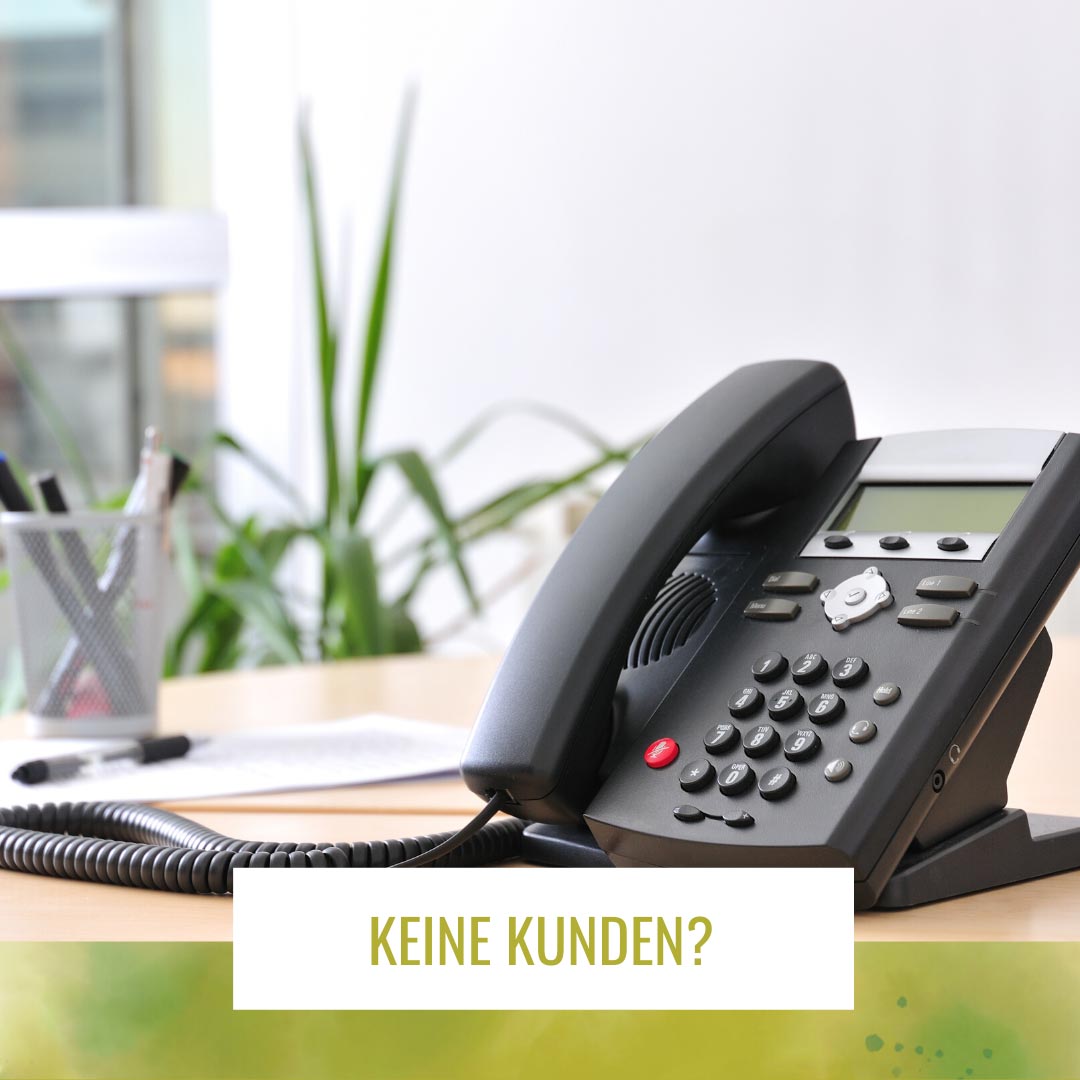 keine Kunden - wie ich es schaffe, gelassen zu bleiben.