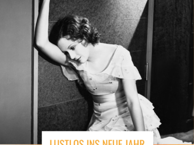 lustlos ins neue Jahr